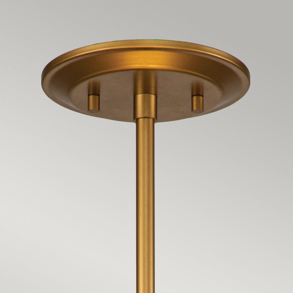 Elstead Ziggy 2 Light Medium Pendant - Lacquered Gold
