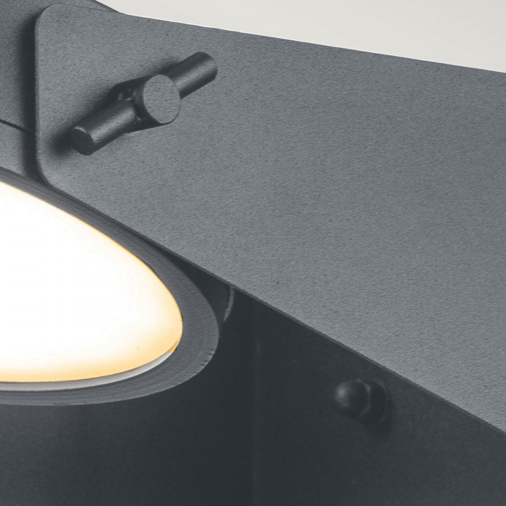 Elstead Zola 1 Light Wall Lantern - Grey