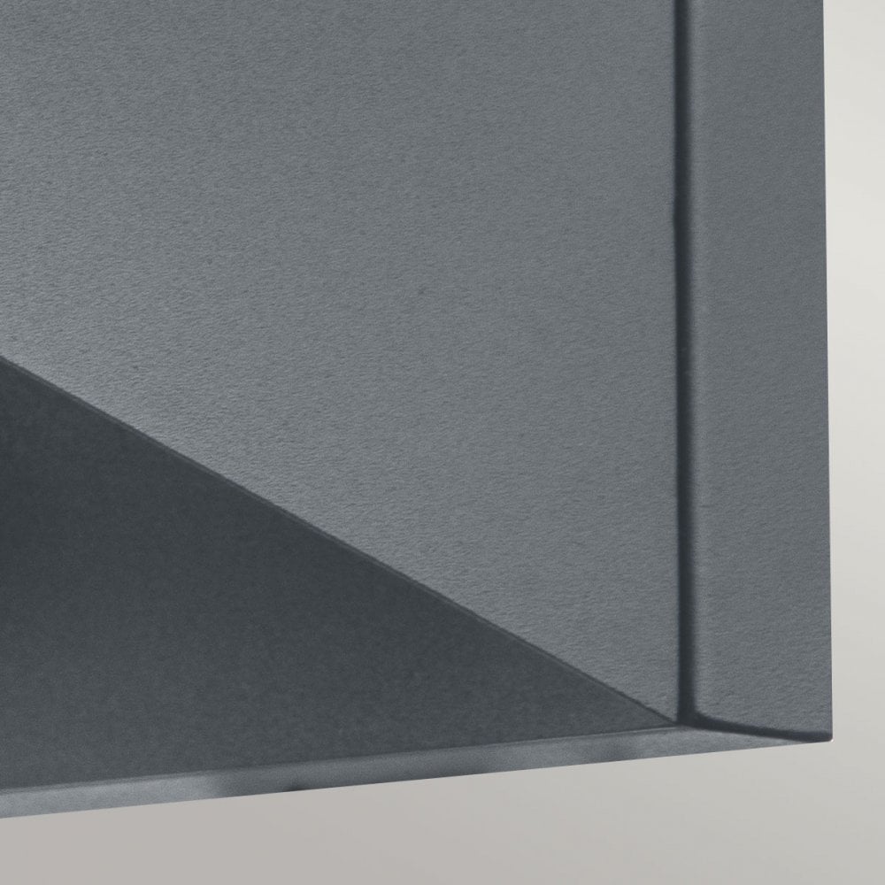 Elstead Zola 1 Light Wall Lantern - Grey