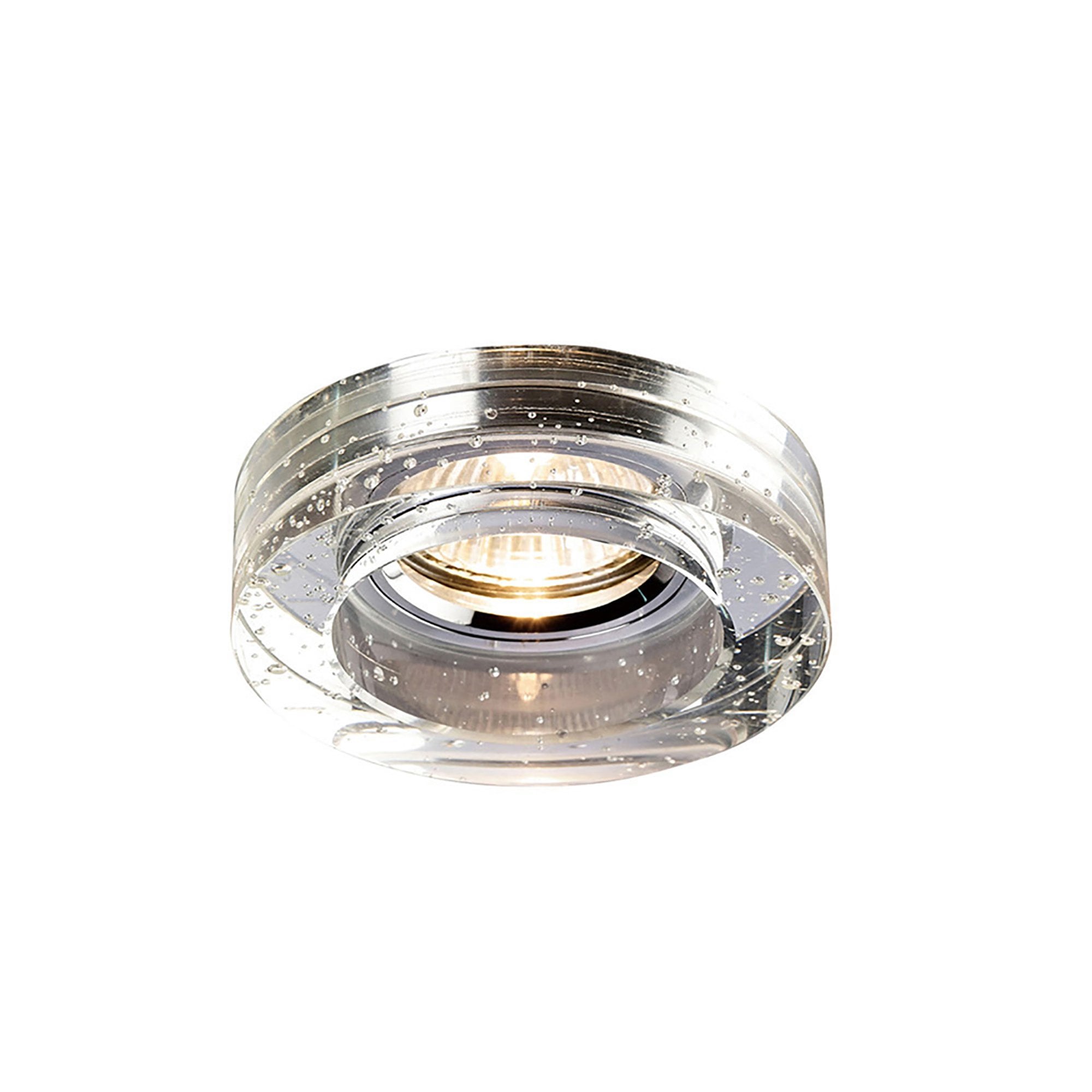 Diyas IL30831CH Crystal Bubble Downlight Round Rim Only Clear, IL30800 Required To Complete The Item