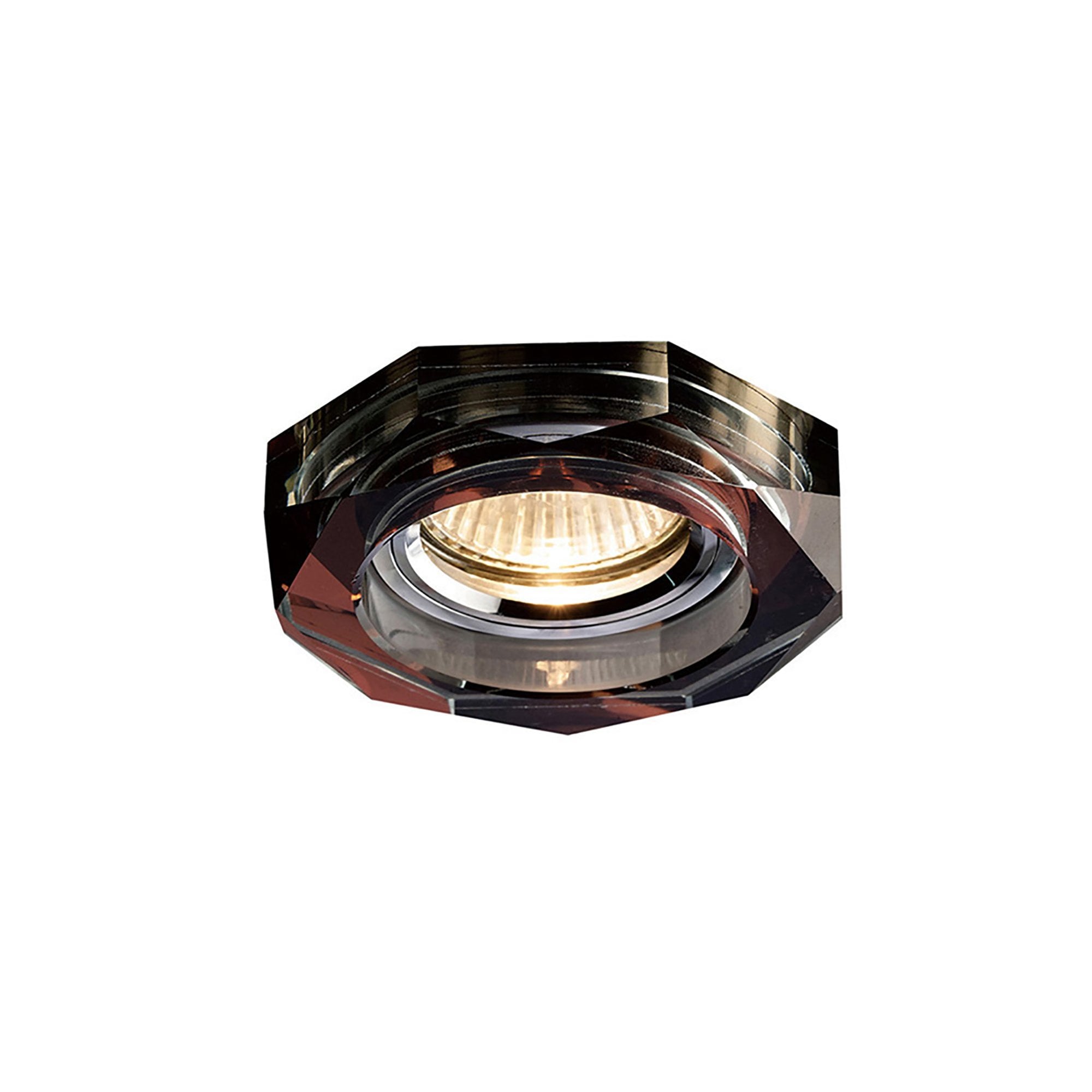 Diyas IL30823PU Crystal Downlight Deep Hexagonal Rim Only Purple,IL30800 Required To Complete The Item