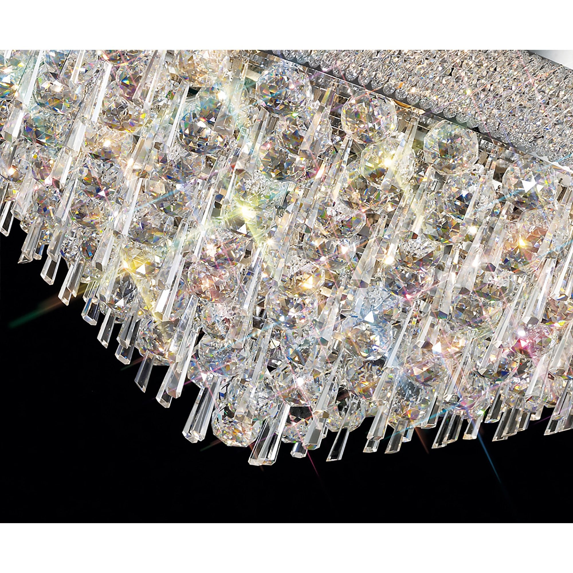 Diyas Alexandra 18 Light Ceiling Light - Polished Chrome & Crystal