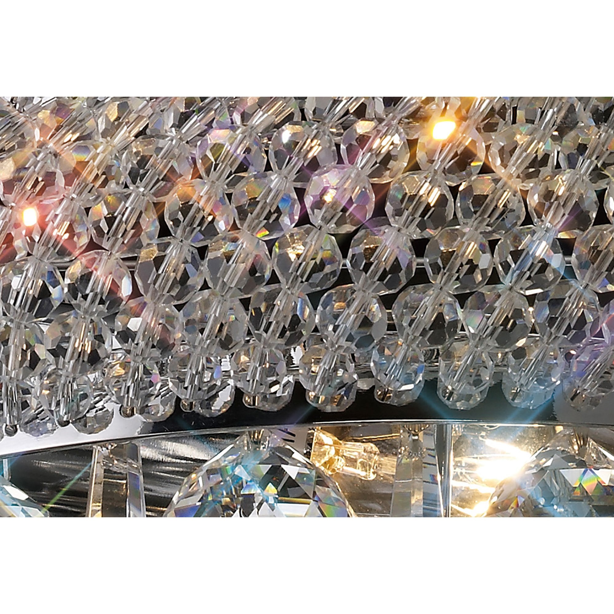 Diyas Alexandra 18 Light Ceiling Light - Polished Chrome & Crystal