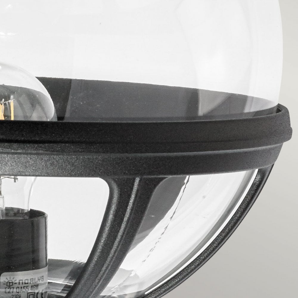 Norlys Bologna Single Up Wall Light - Black