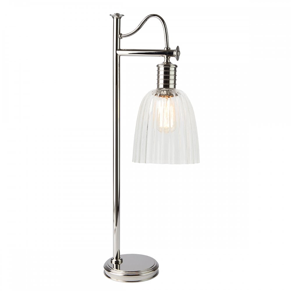 Elstead Douille Single Table Lamp - Polished Nickel
