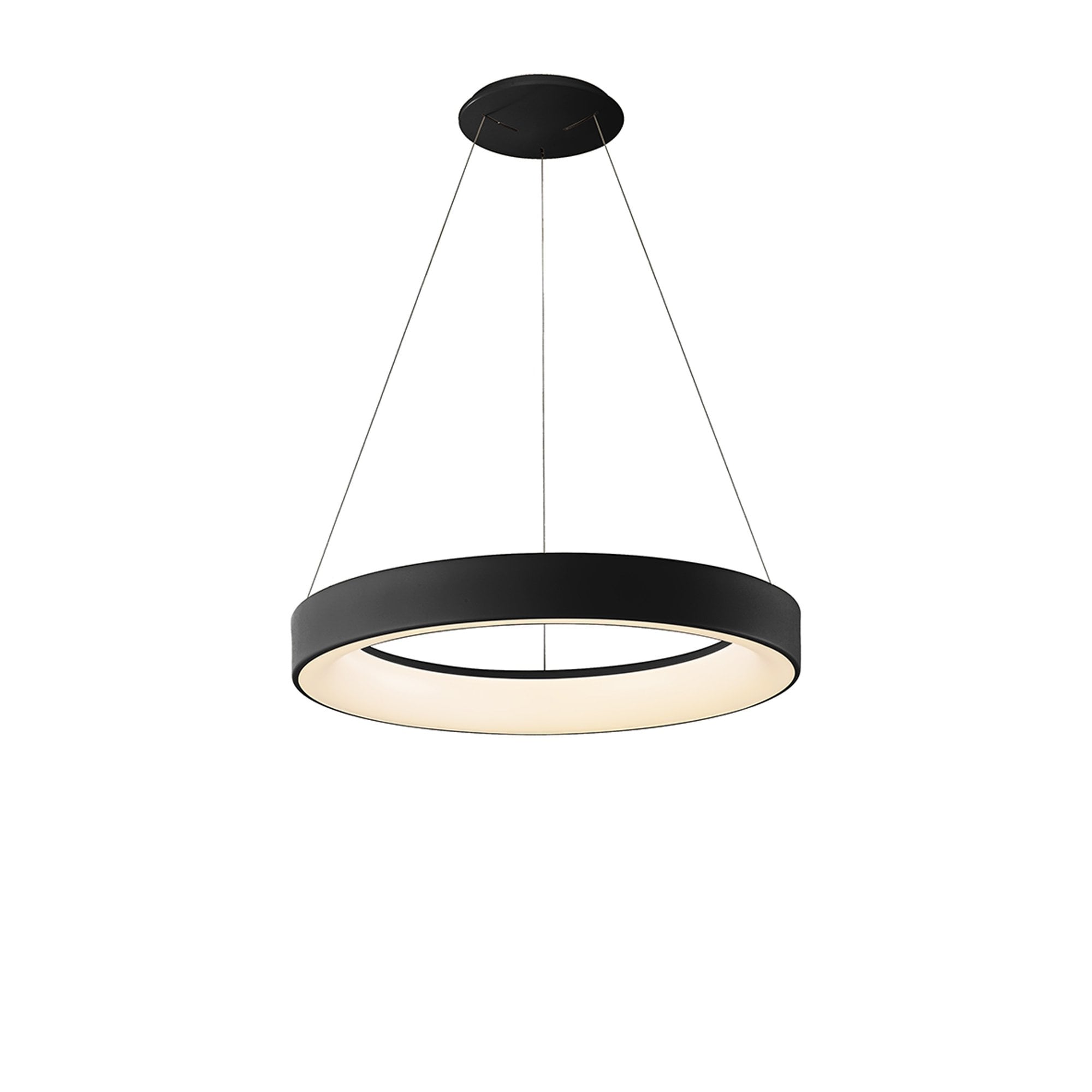 Mantra Niseko II 50cm Ring Pendant - Black