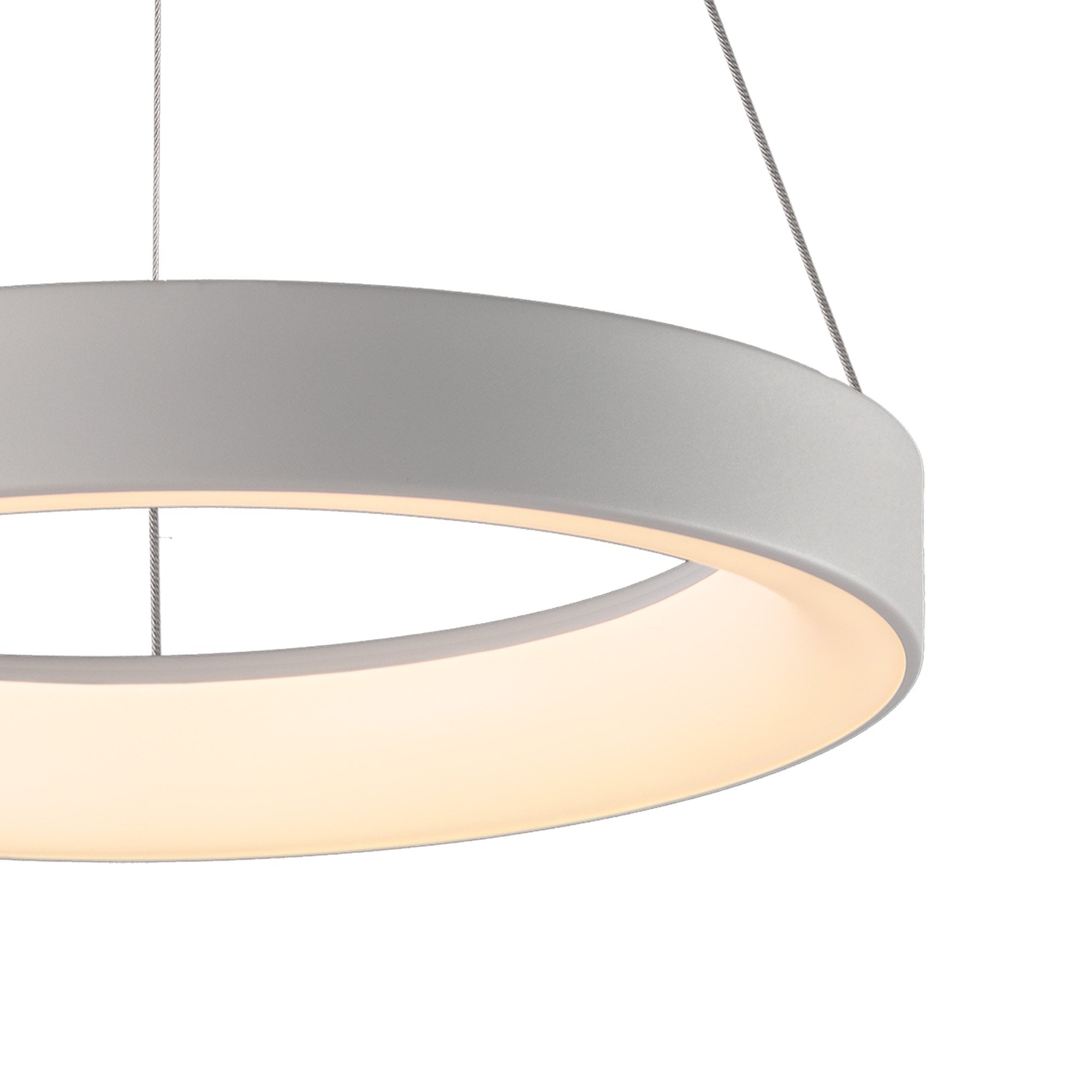 Mantra Niseko II 38cm Ring Pendant - White
