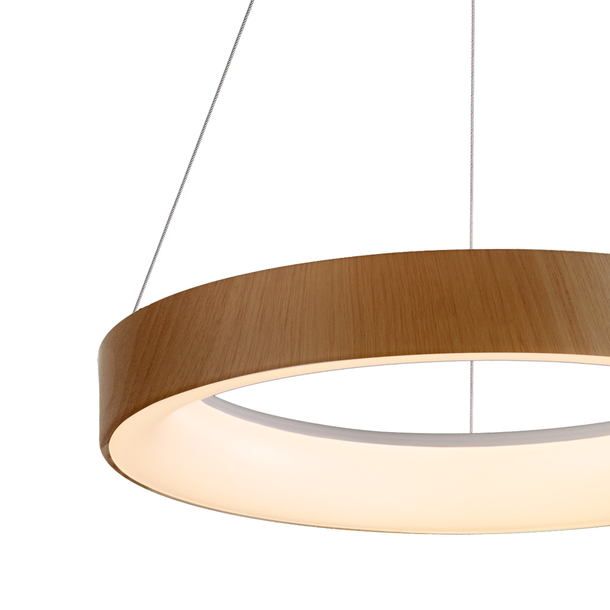 Mantra Niseko II 38cm Ring Pendant - Wood