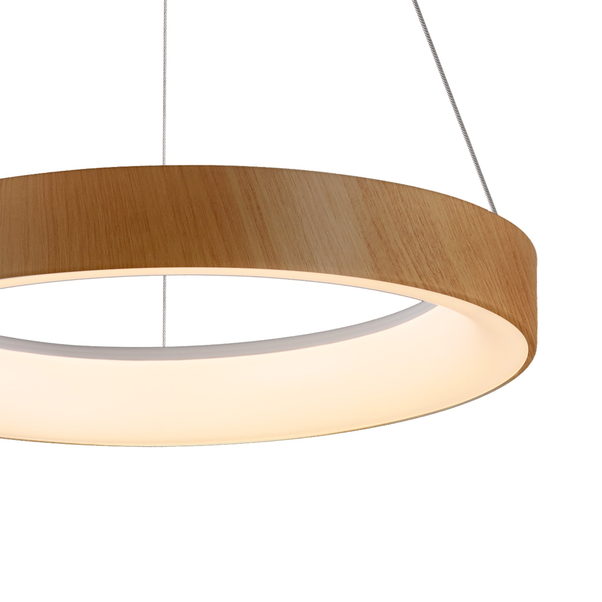 Mantra Niseko II 38cm Ring Pendant - Wood