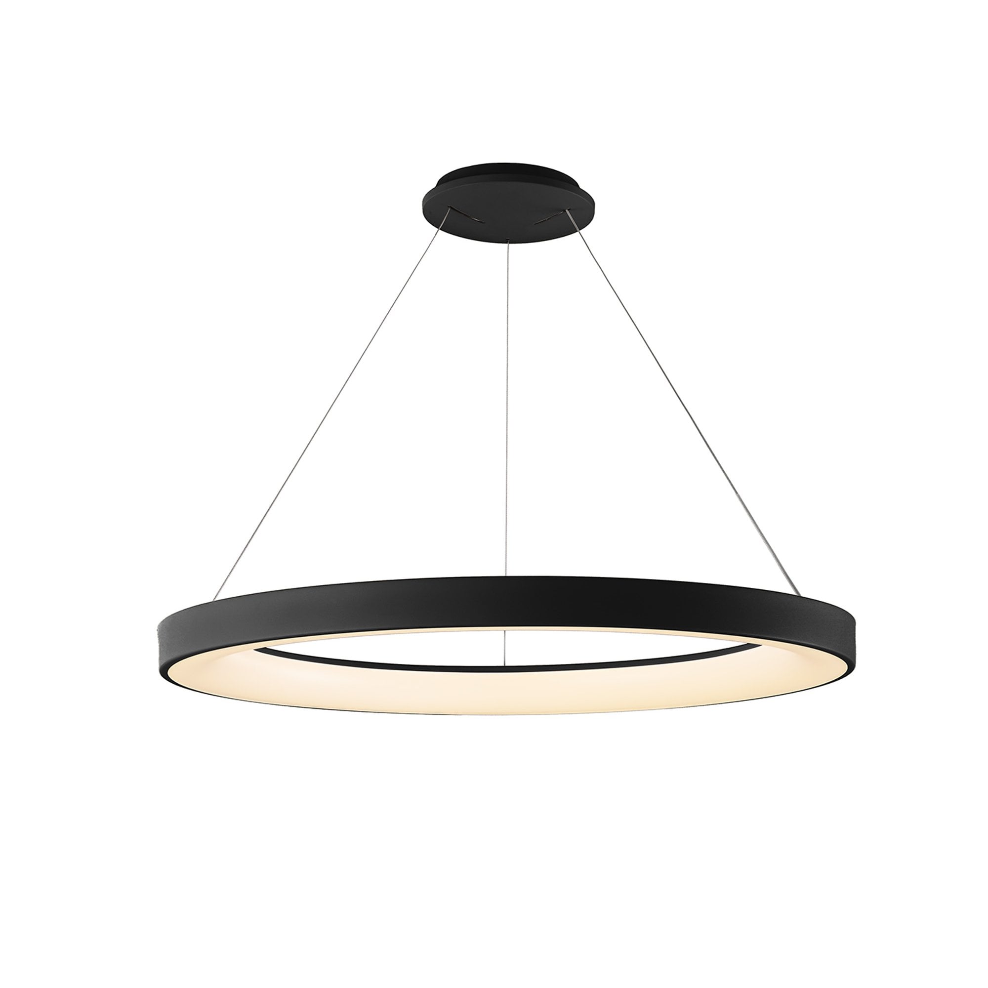 Mantra Niseko II 90cm Ring Pendant - Black