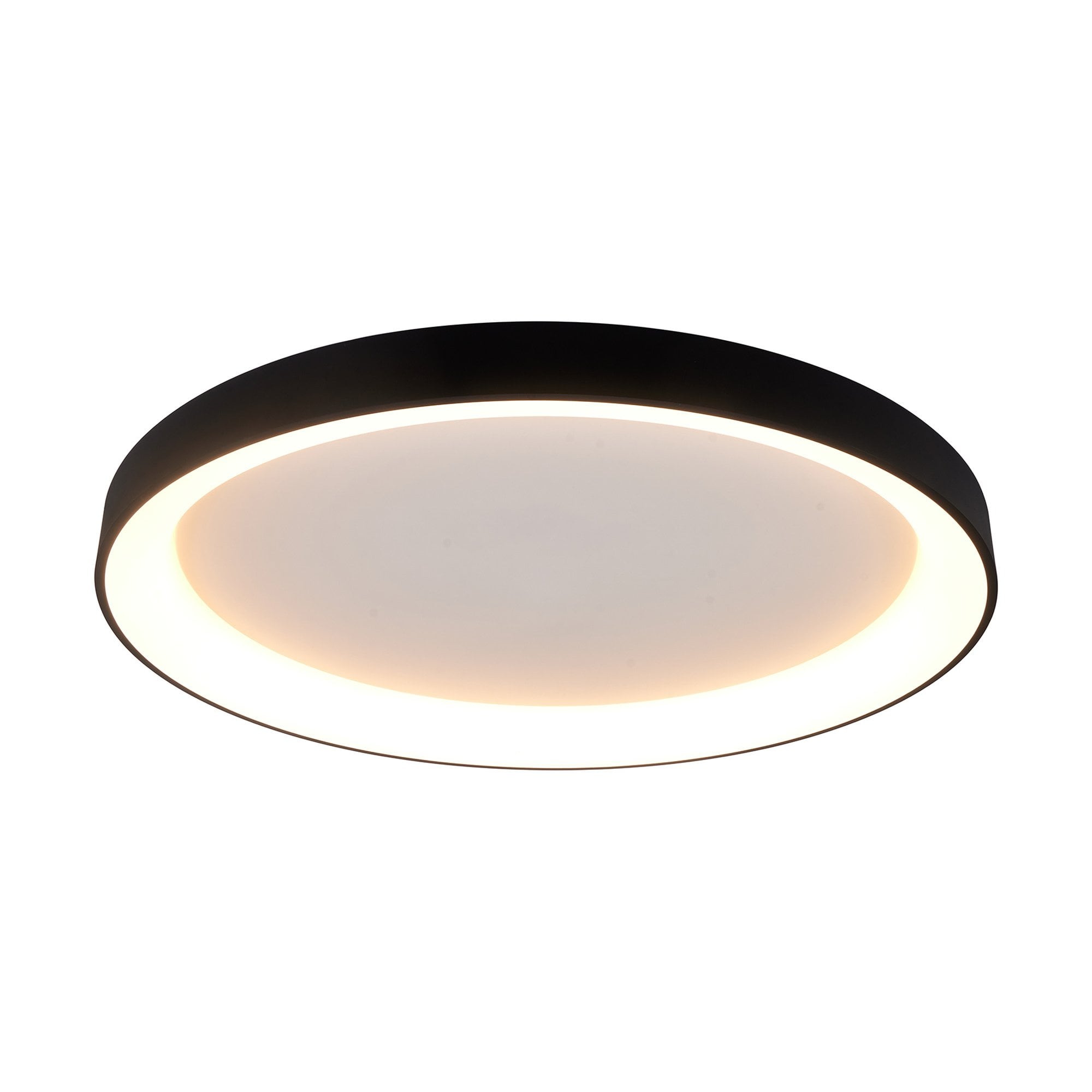 Mantra Niseko II 90cm Ring Ceiling Light - Black