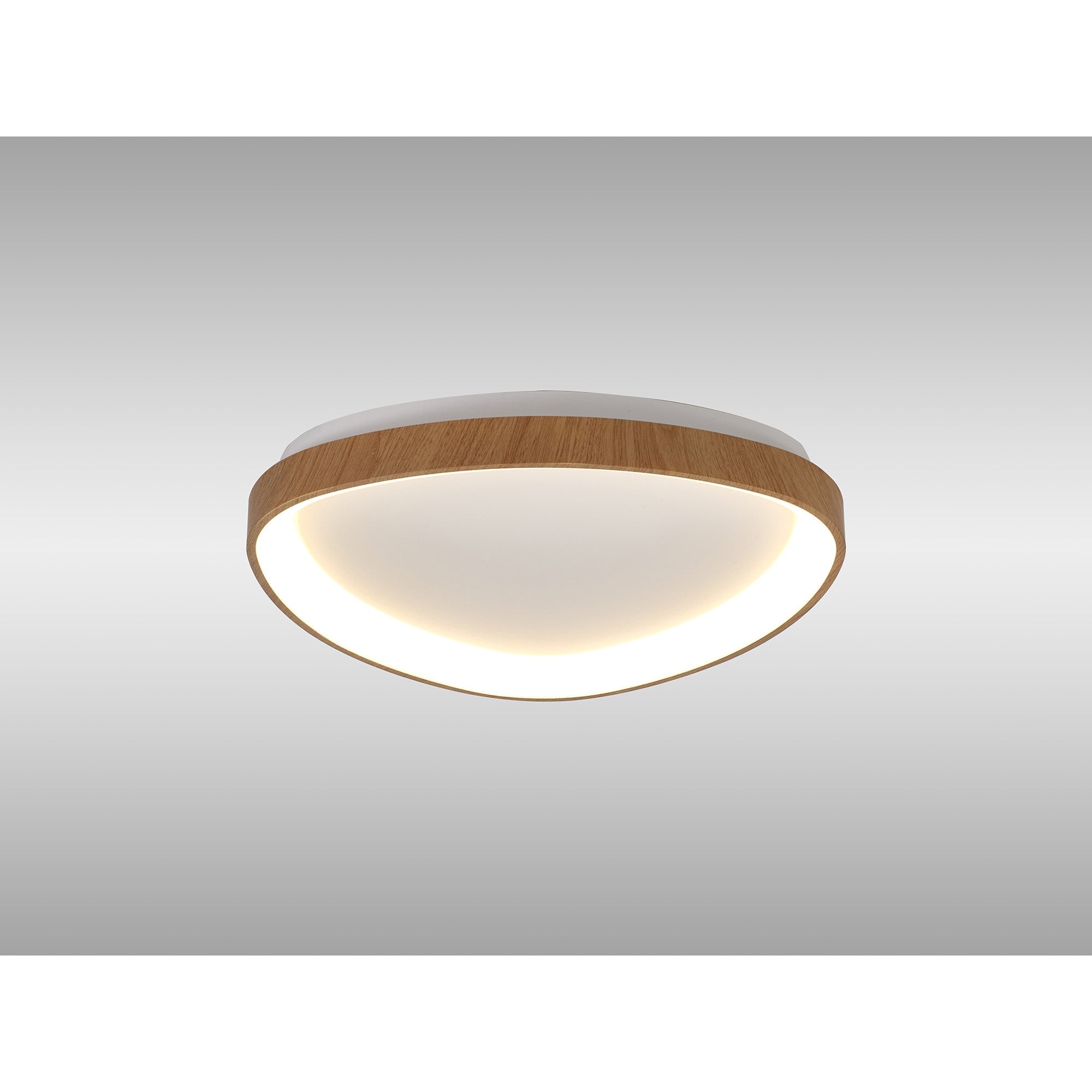 Mantra Niseko II 42cm Triangular Ceiling Light - Wood