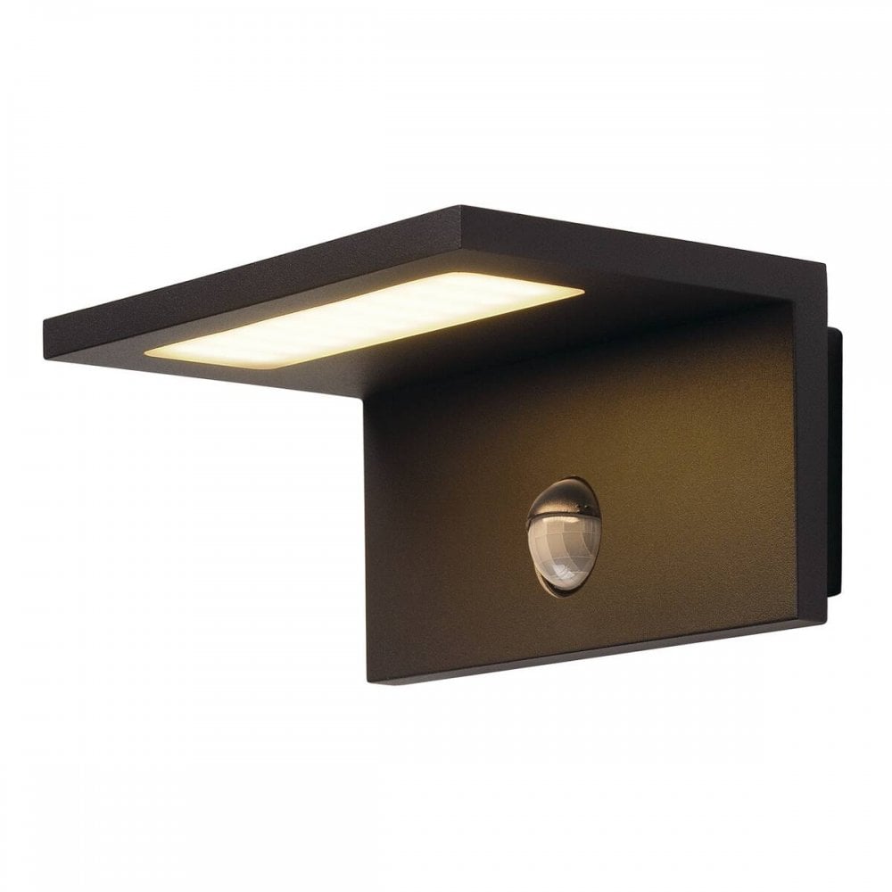 SLV Angolux Sensor Outdoor LED Wall Light - Anthracite - Mains