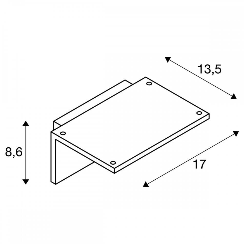 SLV Angolux Sensor Outdoor LED Wall Light - Anthracite - Mains