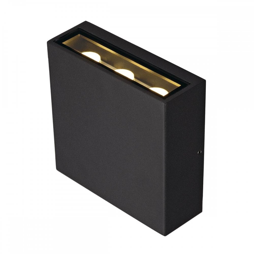 SLV Big Quad Up/Down LED Wall Lamp - Anthracite - Mains