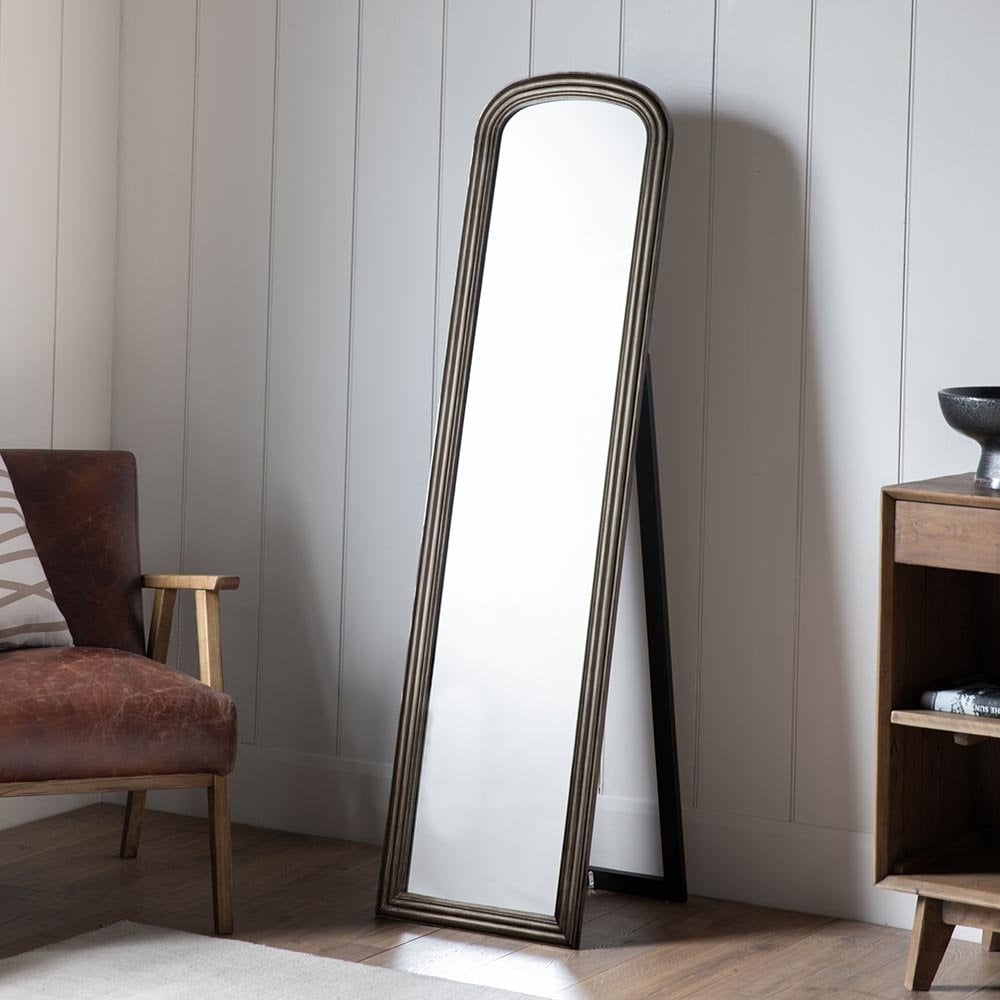 Mura Wanneroo Full Length Cheval Mirror - Brushed Brass