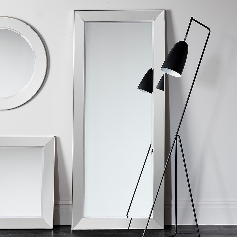 Mura Ocean Full Length Leaner Mirror - Mirrored Frame Frame