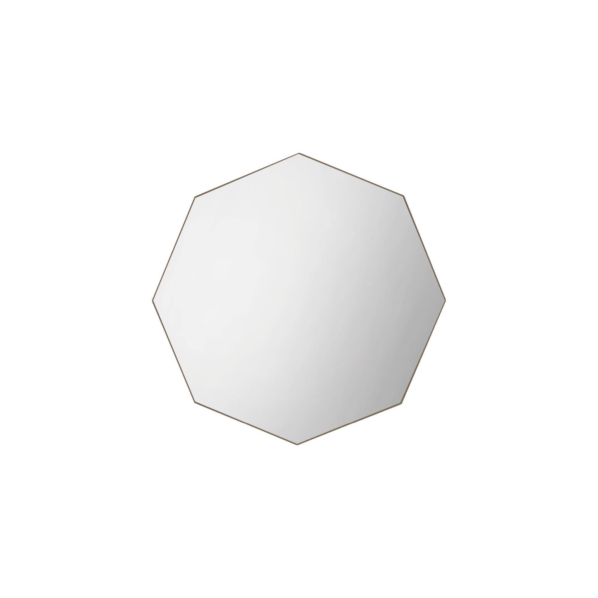 Mura Welshpool Octagon Wall Mirror - Champagne Gold