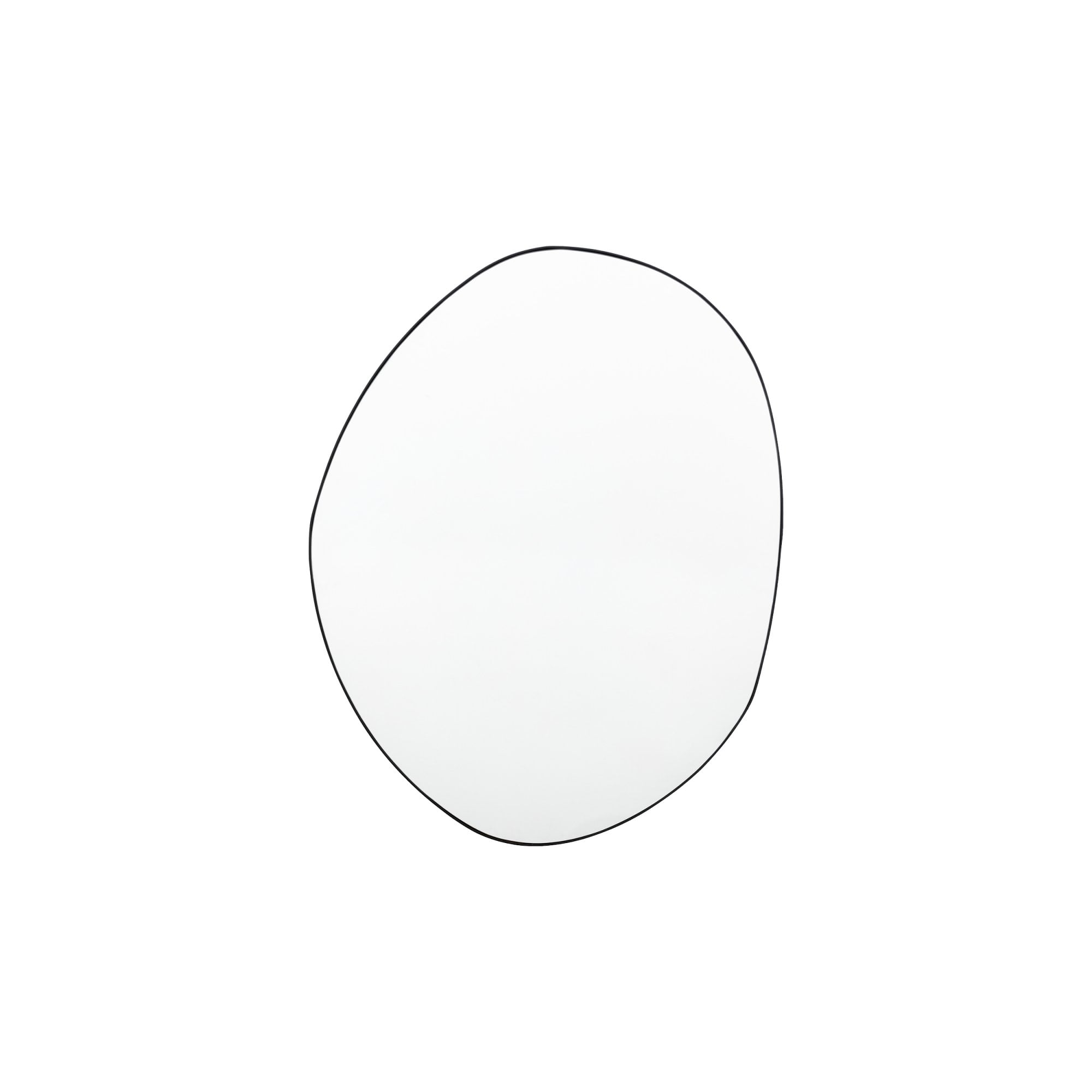 Mura Loftus Oval Wall Mirror - Matt Black