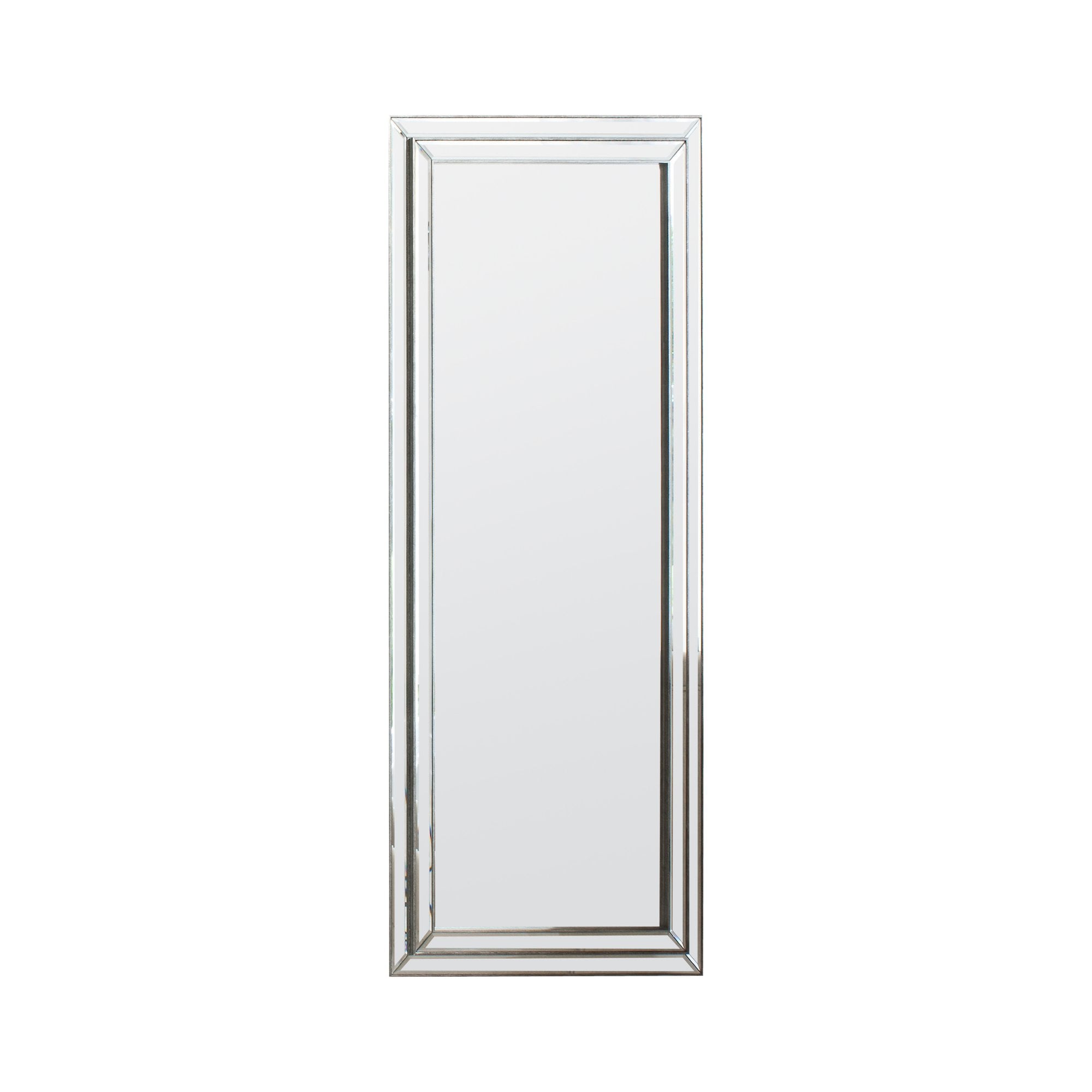 Mura Stirling Two Step Frame Full Length Leaner Mirror - Mirrored Frame Frame