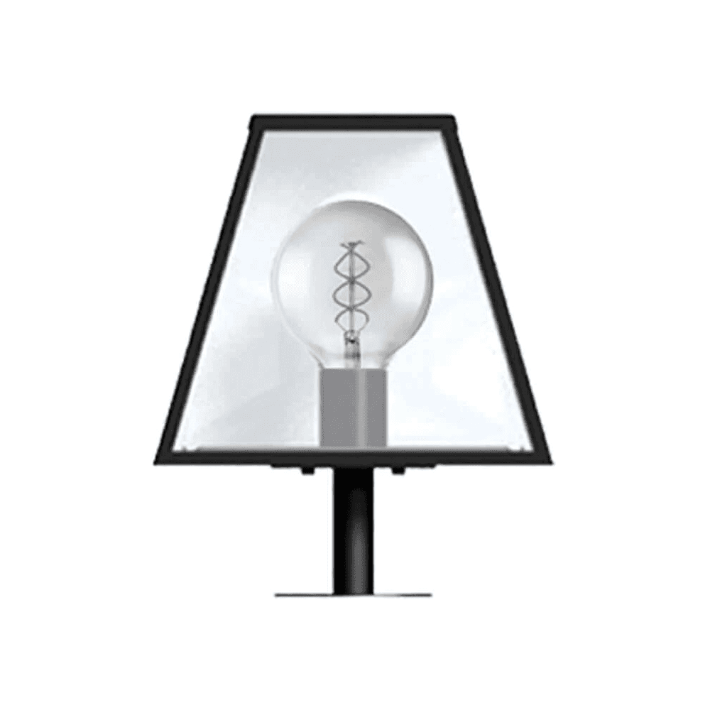 Harte Contemporary 0.38m Pier Light - Galvanised Steel