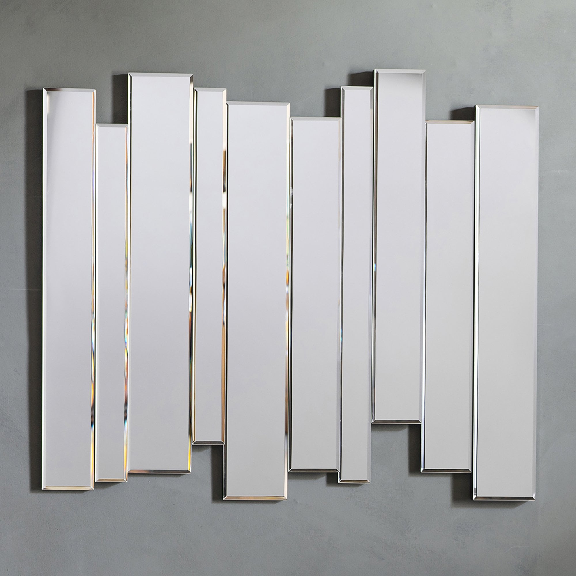 Mura Lakeside Rectangle Wall Mirror - Clear Glass
