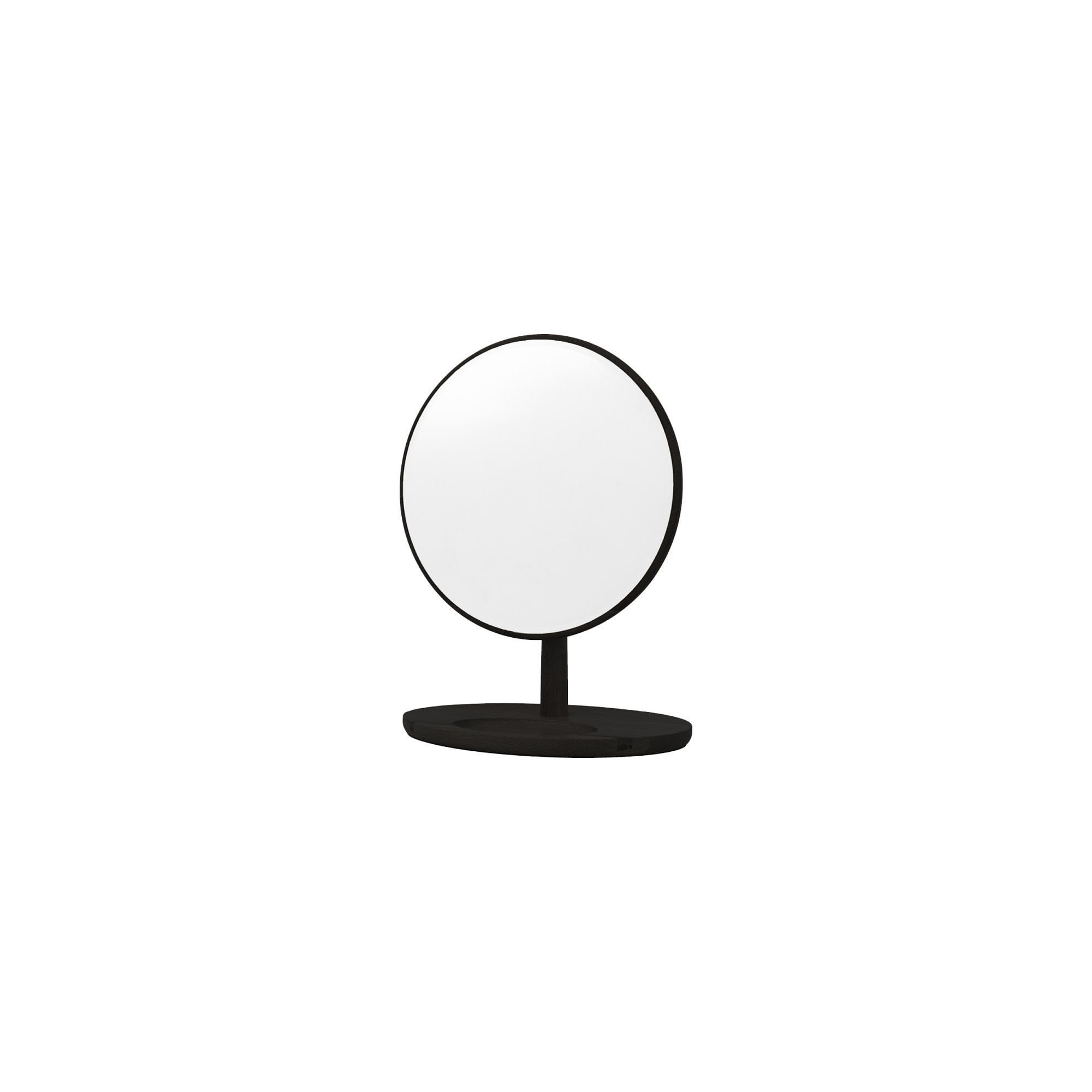 Mura Brunswick Table Top Mirror - Black Stained Oak