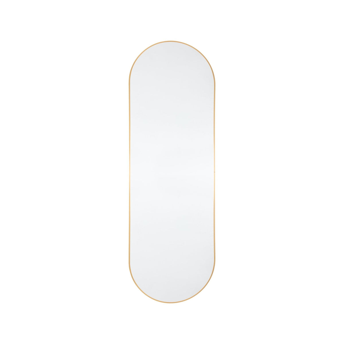 Mura Sydney Large Delicate Frame Full Length Ellipse Wall Mirror - Gol