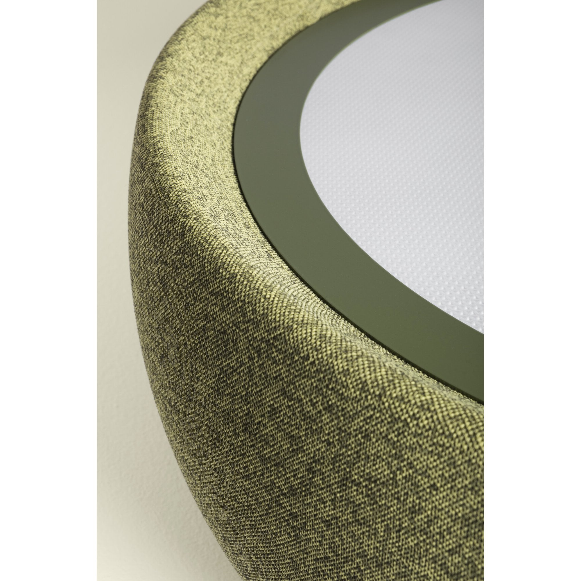 LedsC4 Gong Flush Ceiling Light - Speckled Reed Green