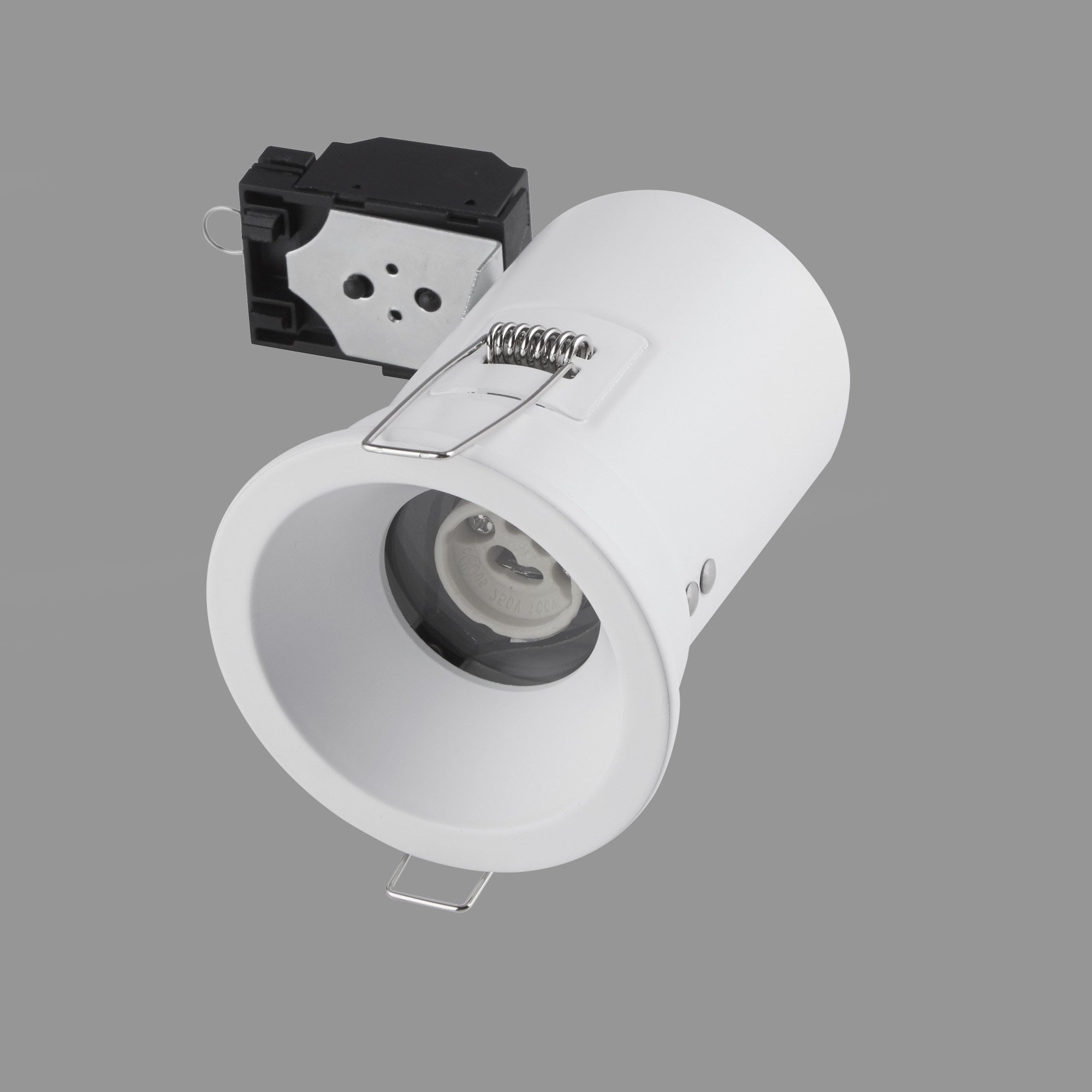 Context Berlin Fixed IP65 GU10 Downlight - Matt White - Fire Rated