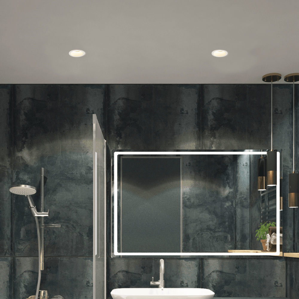 Context Berlin Fixed IP65 GU10 Downlight - Matt White