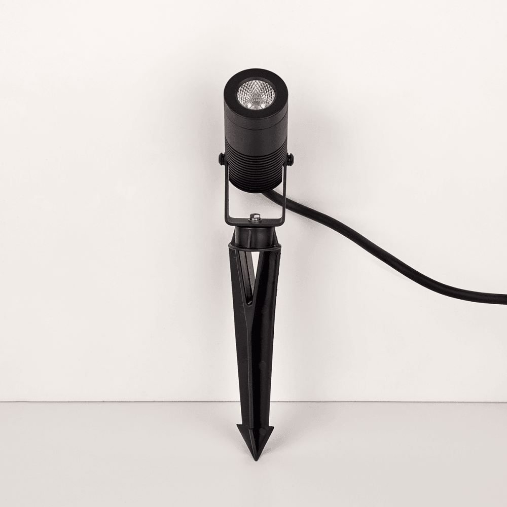 Context Vienna 8W LED Spike Light - Black - Mains