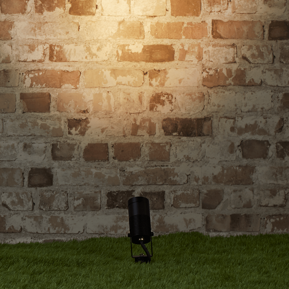 Context Vienna 8W LED Spike Light - Black - Mains
