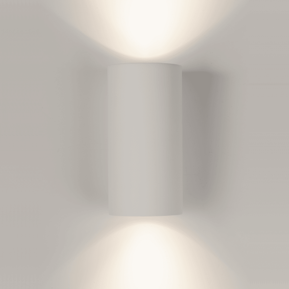 Context Budapest Round Up & Down GU10 Wall Light - Plaster