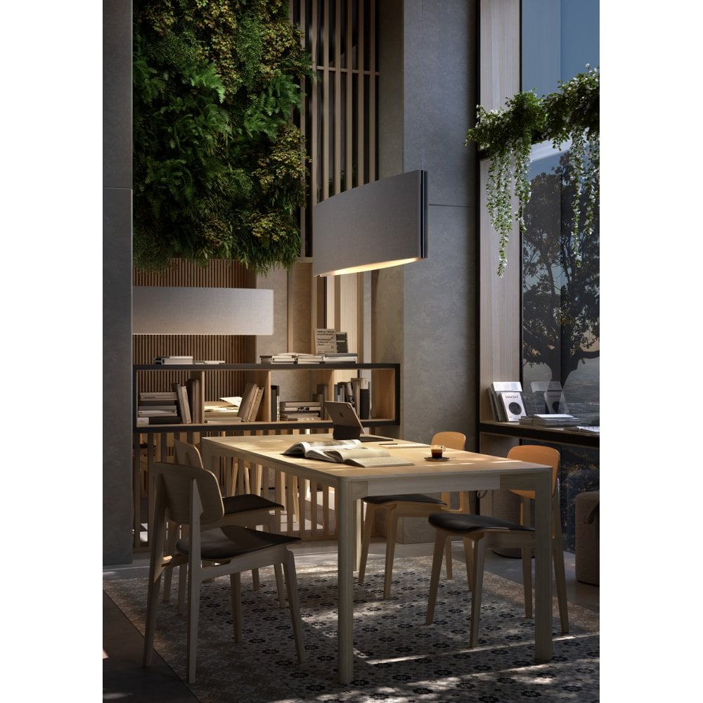Bover Noren S/151 Narrow 151cm Linear Acoustic Pendant - Light Grey