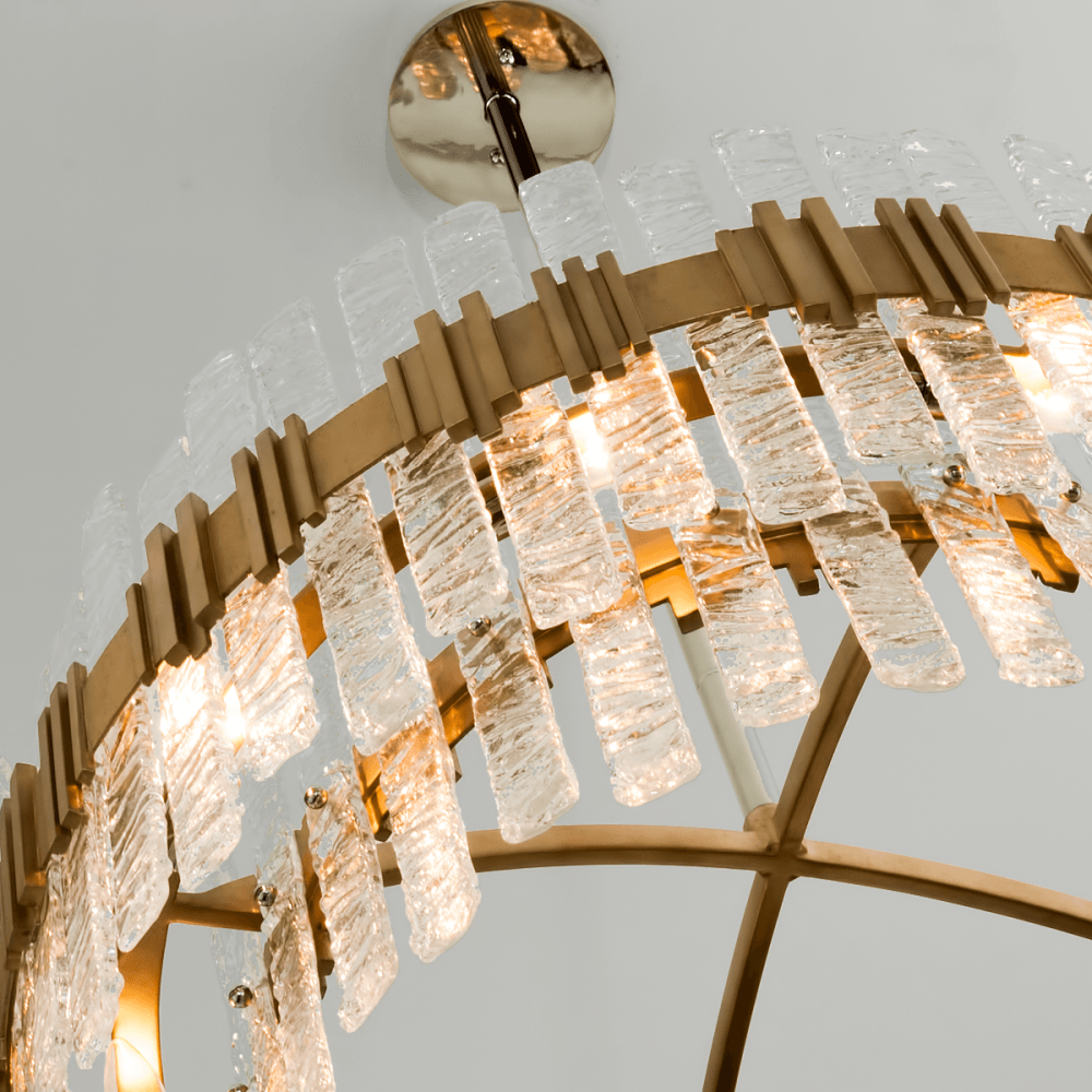 Corbett Ciro 5 Light Pendant - Antique Silver Leaf