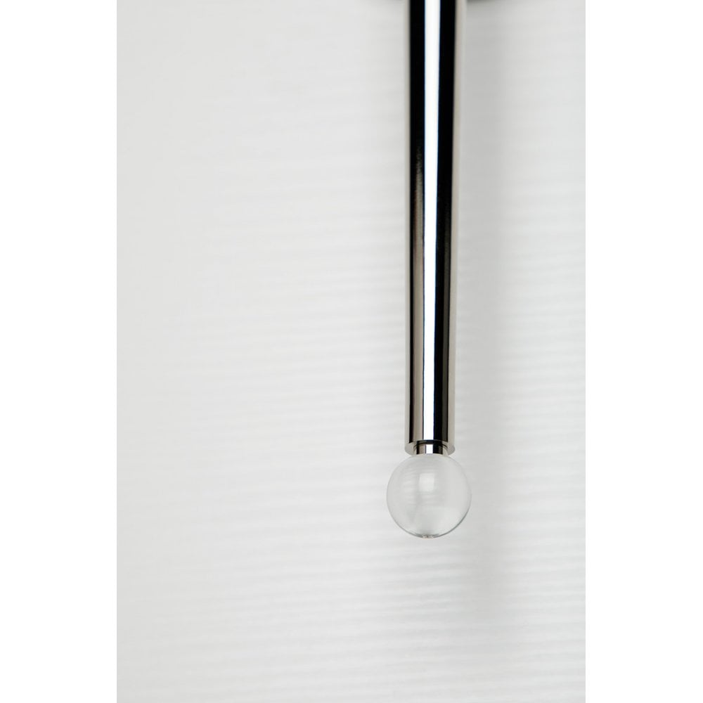 Hudson Valley Rockland 2 Light Wall Sconce Light - Polished Nickel