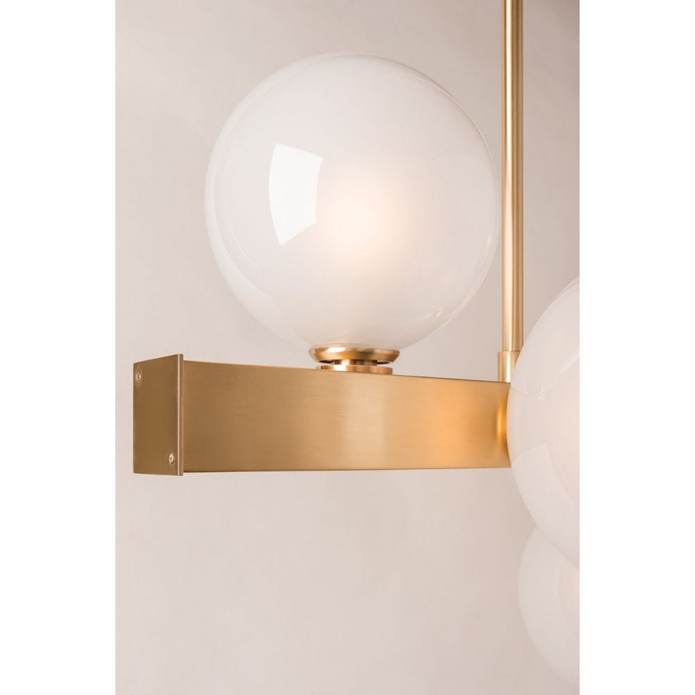 Hudson Valley Hinsdale 7 Light Island Pendant - Aged Brass