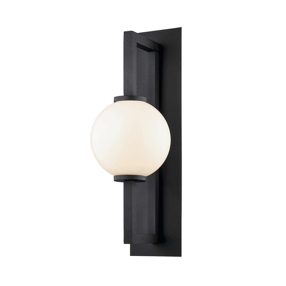 Troy Darwin 1 Light Wall Sconce Light - Textured Black