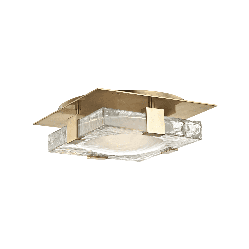 Hudson Valley Bourne LED Wall Sconce Light - Aged Brass