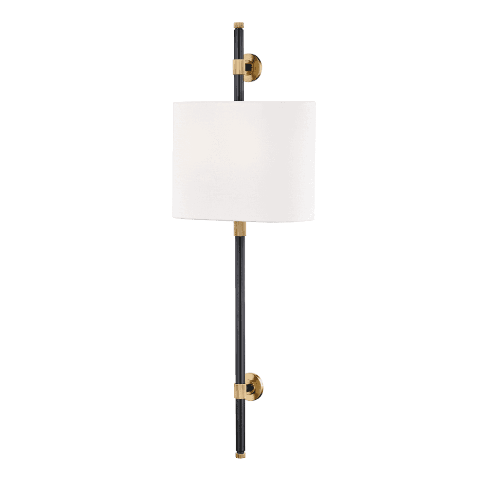 Hudson Valley Bowery 2 Light Wall Sconce Light - Aged Old Bronze