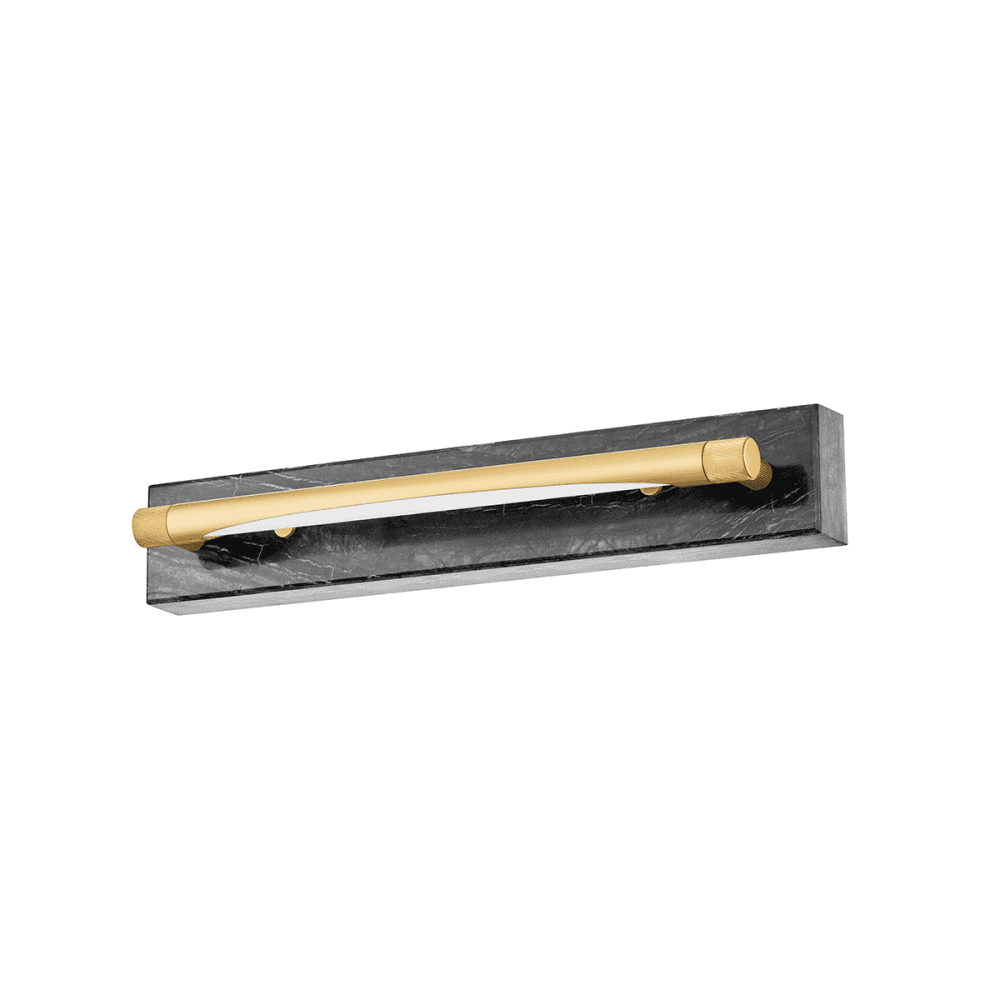 Hudson Valley Hayden 1 Light Wall Sconce Light - Aged Brass