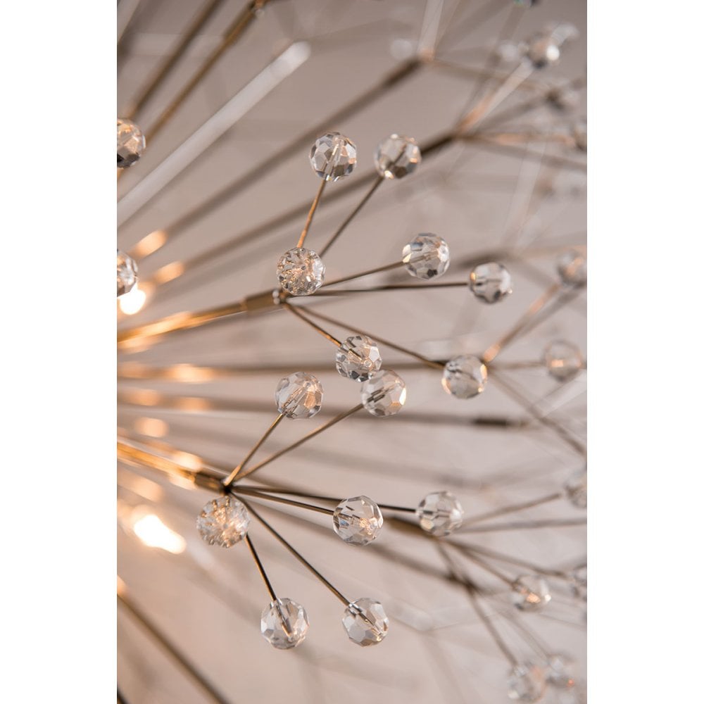 Hudson Valley Dunkirk 6 Light Semi Flush - Polished Nickel