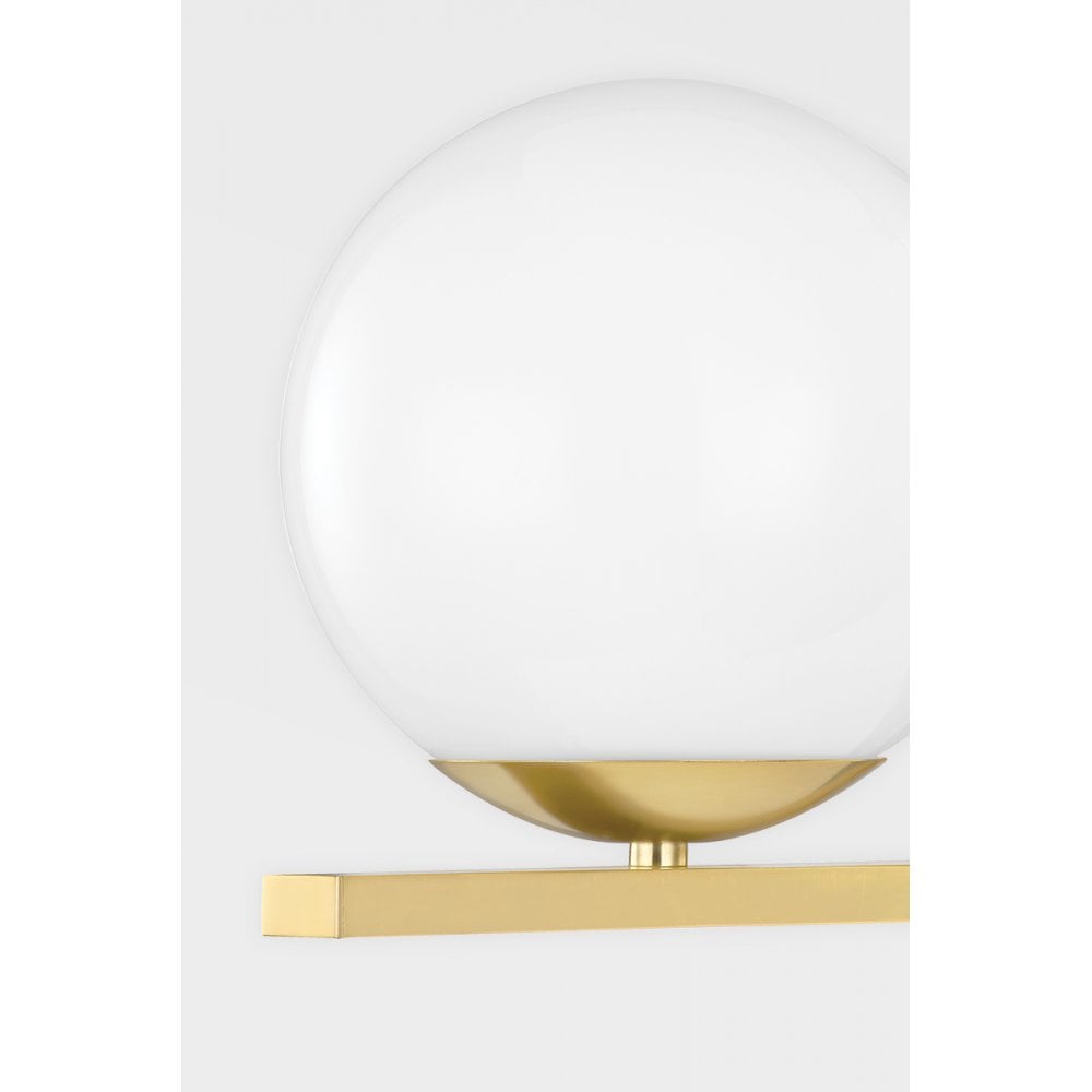 Hudson Valley Tanner 1 Light Wall Sconce Light - Aged Brass