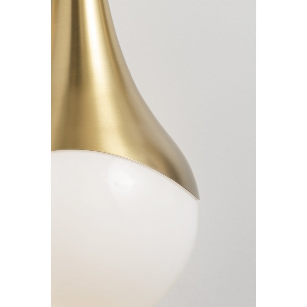 Mitzi Ariana 1 Light Wall Sconce Light - Aged Brass