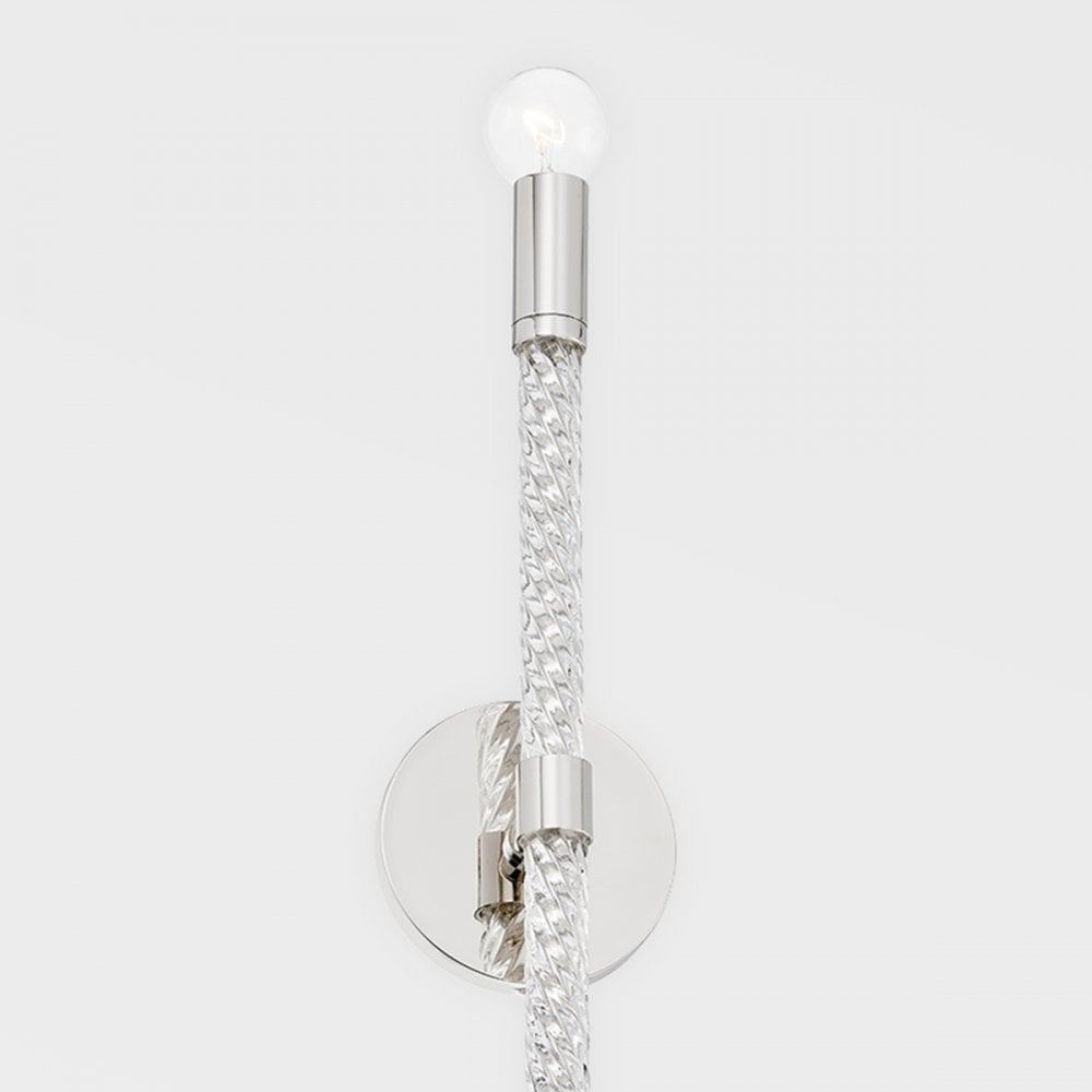 Mitzi Pippin 1 Light Wall Sconce Light - Polished Nickel