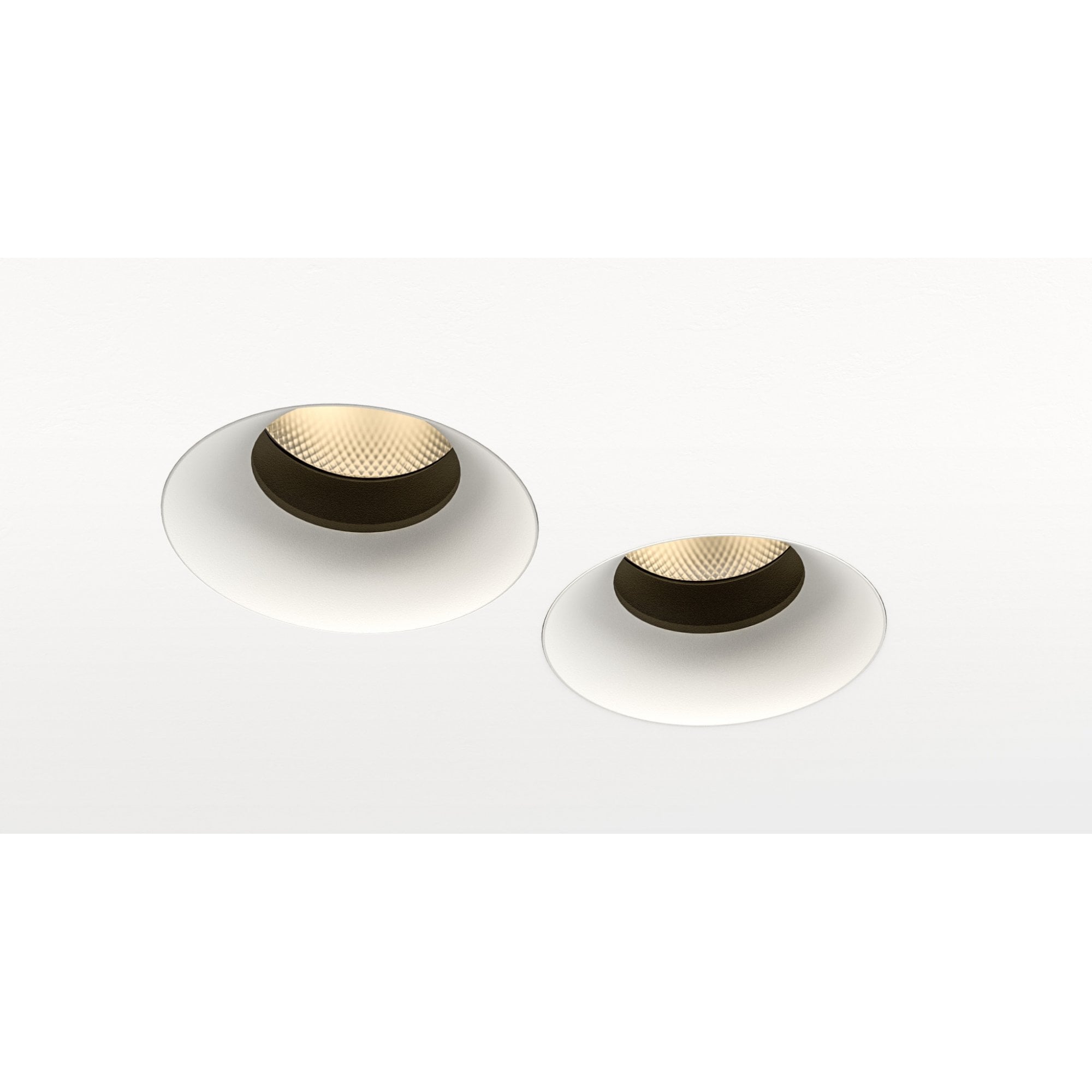 Orluna Fade Twin Adjustable Architectural Downlight - Trimless Low Glare