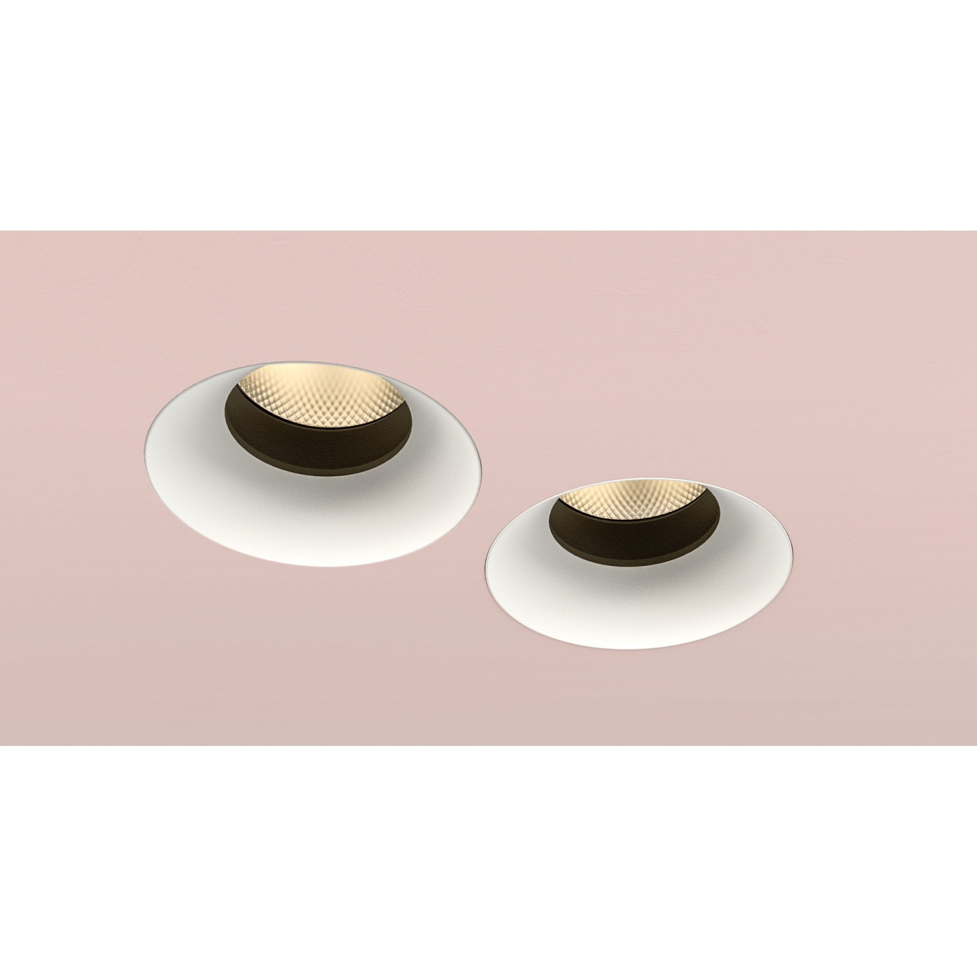 Orluna Fade Twin Adjustable Architectural Downlight - Trimless Low Glare