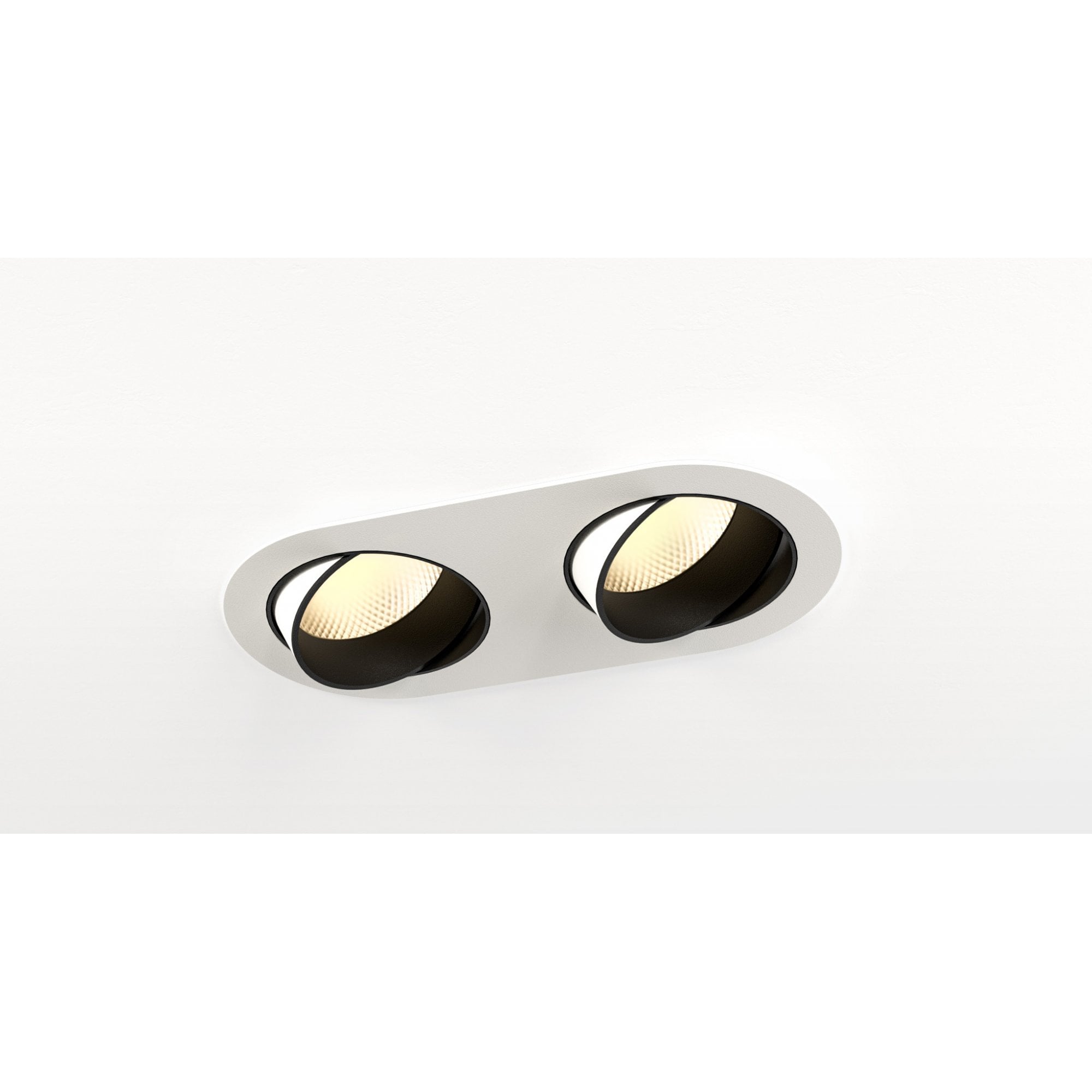 Orluna Dino Twin Adjustable Downlight - All Purpose Darklighter