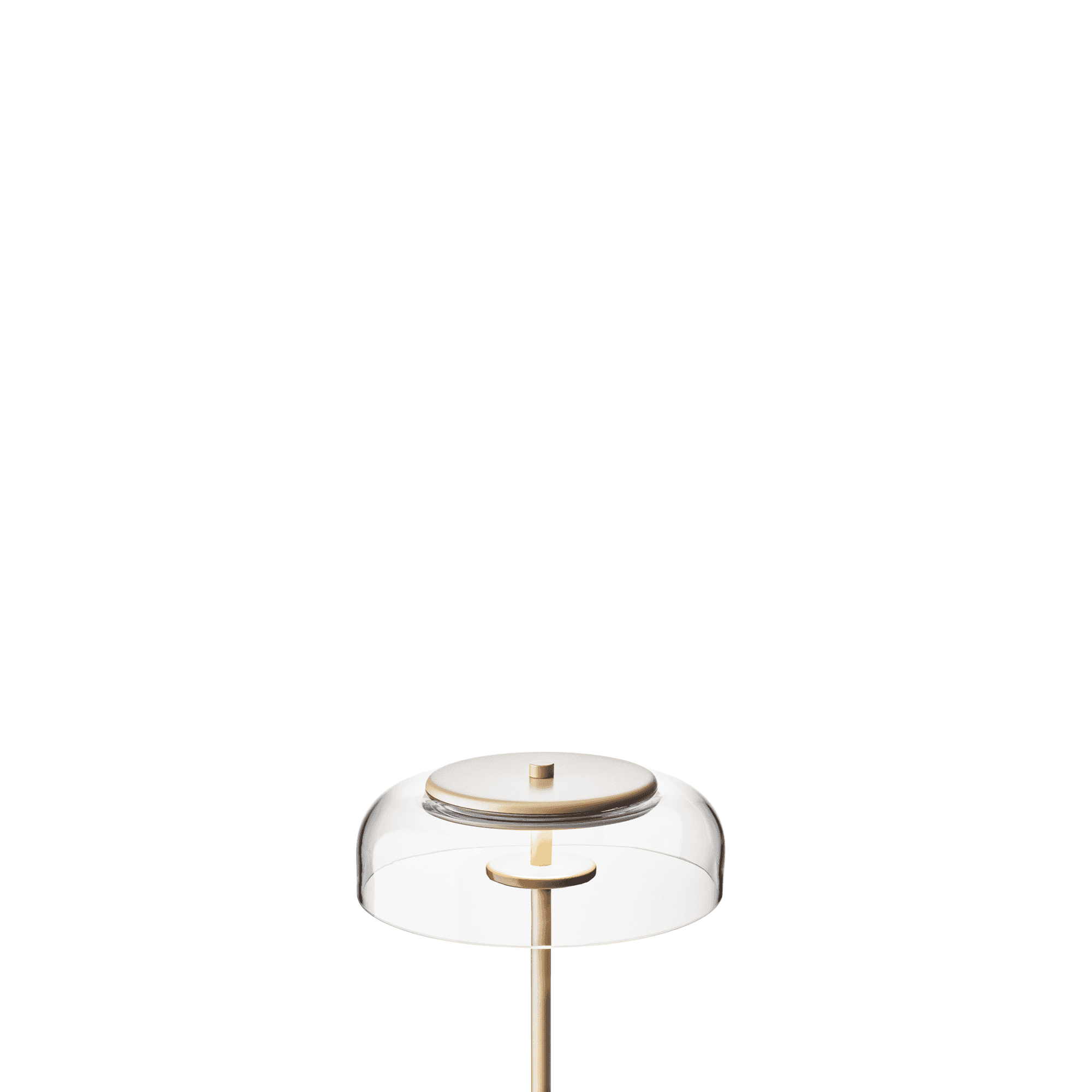 Nuura Blossi Table Lamp - Nordic Gold & Clear Glass